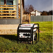 Генератор инверторный KR2500IO, 2,5кВт, 230В, 7л, открытый корпус, ручной старт KRANZ