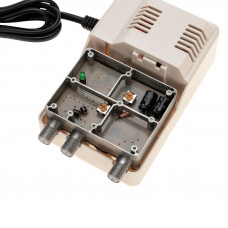 Антенный усилитель ТВ сигнала на 2 выхода, RX-200 REXANT