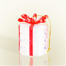 Фигура светодиодная на подставке Новогодний подарок, RGB