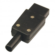 Сетевой штекер на шнур (1 шт.) (пакет БОПП) REXANT