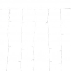 Гирлянда Дождь светодиодный 2х1,5м, эффект мерцания, прозрачный провод, IP44, 230В, диоды БЕЛЫЕ, 150LED NEON-NIGHT