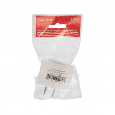 Адаптер сетевой (переходник) с Евро А/F на тонкую вилку С1 «Стакан» с бортами 6 А б/з REXANT