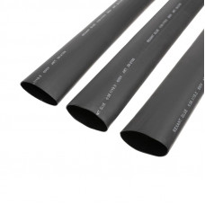 Трубка термоусаживаемая СТТК (2:1) двустенная клеевая 38,1/19,05мм, черная, упаковка 4 шт. по 1м REXANT