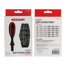 Набор отверток для точных работ 37 предметов REXANT