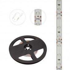 Лента светодиодная 12В, SMD2835, 4,8Вт/м, 60 LED/м, синий, 8мм, 5м, IP65 LAMPER