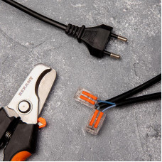 Универсальная клемма СМК 222-412, 2-проводная прозрачная 0,08-2,5/4 мм² (50 шт./уп.) REXANT