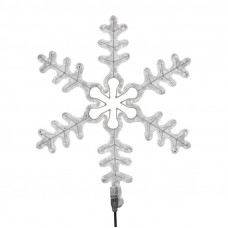 Фигура Большая Снежинка цвет ТЕПЛЫЙ БЕЛЫЙ, размер 95x95 см NEON-NIGHT