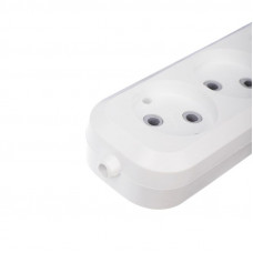 Колодка 3 гнезда без заземления REXANT