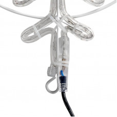 Фигура Снежинка цвет ТЕПЛЫЙ БЕЛЫЙ, размер 55x55 см NEON-NIGHT