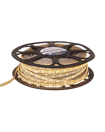 Лента светодиодная 12В, SMD2835, 19,2 Вт/м, 120 LED/м, 3000К, 10мм, 50м, IP65 LAMPER