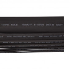 Трубка термоусаживаемая СТТК (4:1) двустенная клеевая 52,0/13,0мм, черная, упаковка 2 шт. по 1м REXANT