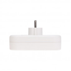 Набор тройников электрических линейных 16А с/з вертикальные, белый (2 шт./уп.) REXANT