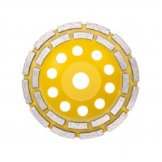 Чашка алмазная шлифовальная, двухрядная, 150х22,2мм KRANZ