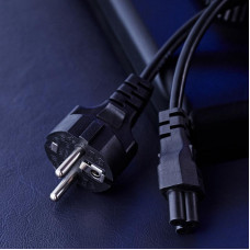 Шнур сетевой, вилка СЕЕ 7/16 - разъем IEC 320 C7, кабель 2x0,75 мм², длина 5 метров (PE пакет) REXANT