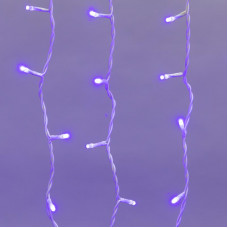 Гирлянда светодиодная Занавес 2х1,5м 360 LED СИНИЙ белый ПВХ IP54 постоянное свечение 230В блок в комплекте NEON-NIGHT