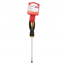 Отвертка шлицевая SL4х100мм, двухкомпонентная рукоятка REXANT