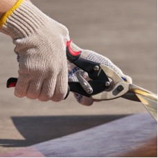 Ножницы по металлу прямые 260мм никелированные, двухкомпонентные рукоятки REXANT