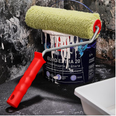 Валик полиакрил зеленый, ворс 18 мм. ширина ролика 240 мм, Ø 42 мм, бюгель 8 мм серия «Мастер» REXANT