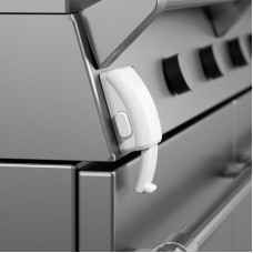 Замок-блокиратор для духового шкафа Premium, белый HALSA