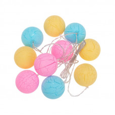 Гирлянда светодиодная Карамельки 1,5 м, 10 LED, прозрачный ПВХ, теплый белый, питание USB NEON-NIGHT