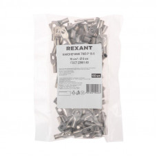 Наконечник медный луженый ТМЛ-Р 16–6 (16мм² - Ø6мм) (в упак. 100 шт.) REXANT