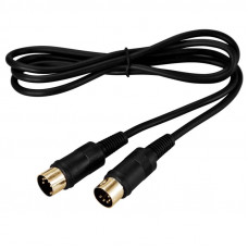 Шнур DIN 5 Pin - DIN 5 Pin, 1,5м, Gold REXANT