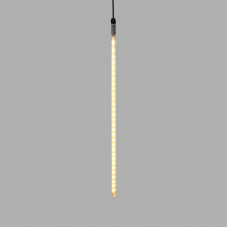 Гирлянда Тающие сосульки комплект 10 шт. х 50см, шаг 100см, 600 LED ТЕПЛЫЙ БЕЛЫЙ, черный каучук, IP67, 24В, соединяется NEON-NIGHT