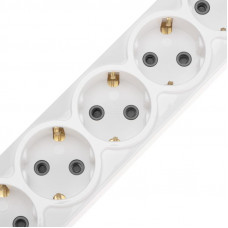 Удлинитель PREMIUM 6 гнезд, 3м, 3х1,5мм², с/з, 2 USB, белый REXANT