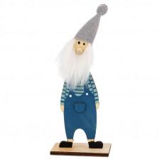 Деревянная фигурка Гномик-бородач 7x4,5x18 см NEON-NIGHT