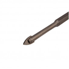 Сверло по стеклу и керамике 6 мм, 2 грани, шестигранный хвостовик Kranz