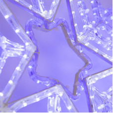 Фигура световая Снежинка цвет белая/синяя, размер 60x60 см, с контроллером NEON-NIGHT