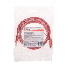 Патч-корд U/UTP, CAT 6, RJ45-RJ45, 26AWG, LSZH, красный, 2м REXANT