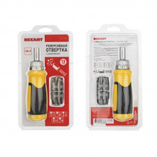 Набор 13 предметов с реверсивной отверткой REXANT