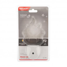 Ночник светодиодный ФАКЕЛ ХАМЕЛЕОН свечение мультиколор 7 цветов, 230В REXANT