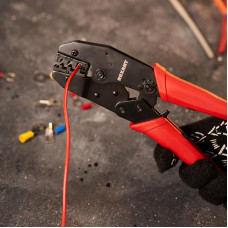 Кримпер HT-236C для обжима неизолированных автоклемм 0,5-6,0мм² REXANT