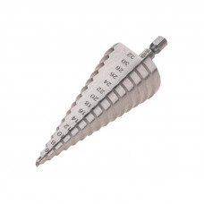 Сверло по металлу ступенчатое 4,0-32,0мм, 102мм, 62 HRC KRANZ