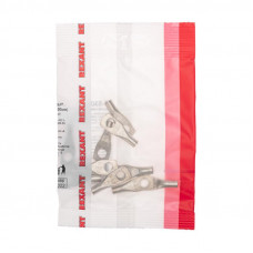 Наконечник медный луженый ТМЛ 6–6–4 (6мм² - Ø6мм) ГОСТ 7386-80 (в упак. 10 шт.) REXANT