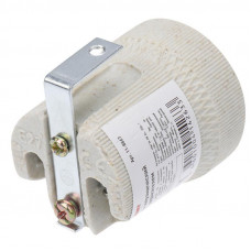 Патрон керамический E27 с держателем REXANT