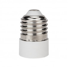 Переходник цокольный E27-E14 белый REXANT