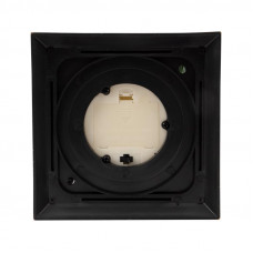 Декоративный фонарь со свечкой и шишкой, бронзовый корпус, размер 14x14x27 см, цвет теплый белый