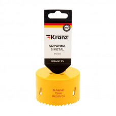 Коронка Bimetal 75мм KRANZ