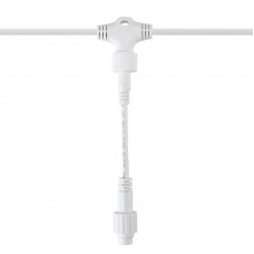 Разветвитель - шина для уличных гирлянд Professional (1 вход, 5 выходов), расстояние 50 см, белый ПВХ