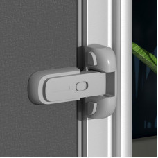 Замок-блокиратор для холодильника Premium, серый (1 шт/уп) HALSA