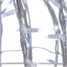 Шар светодиодный 230V, диаметр 30 см, 120 светодиодов, эффект мерцания, цвет белый NEON-NIGHT