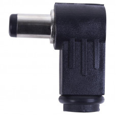 Разъем питания DC штекер 2,5х5,5мм угловой REXANT