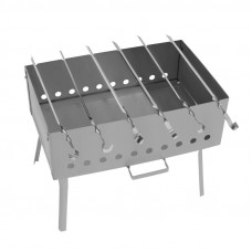 Мангал-дипломат 400х250х145мм, с 6 шампурами, в чехле СОКОЛ