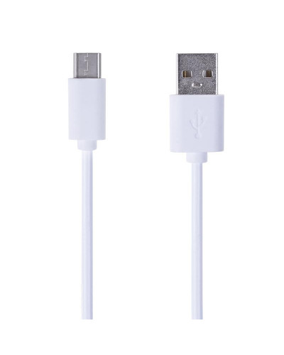Кабель USB-A 2.0 – Type-C 3.1, 0,5А, 1м, ПВХ, белый REXANT