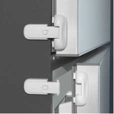 Замок-блокиратор для холодильника Premium, белый (1 шт/уп) HALSA