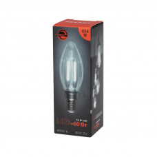 Лампа филаментная Свеча CN35 7,5Вт 600Лм 4000K E14 диммируемая, прозрачная колба REXANT