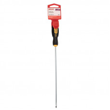 Отвертка шлицевая SL4х200мм, двухкомпонентная рукоятка REXANT